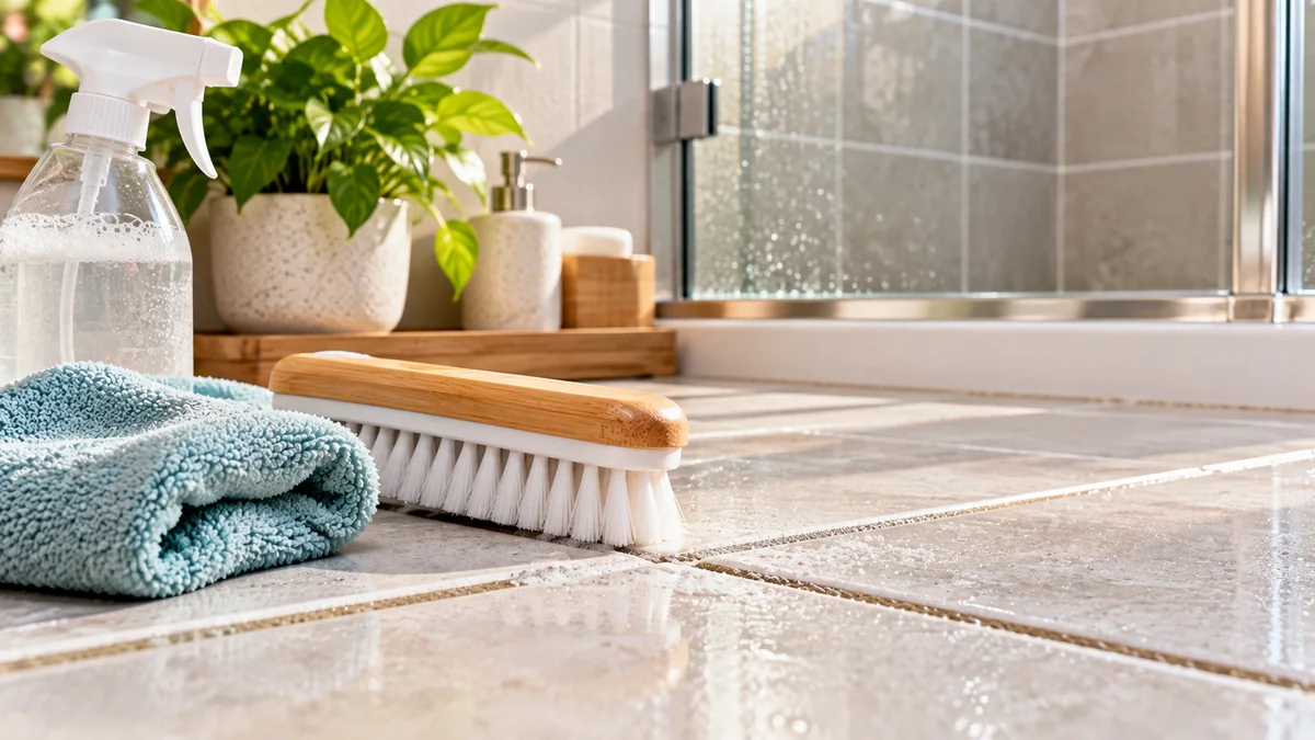 How to Clean Tile Grout Without Harsh Scrubbing