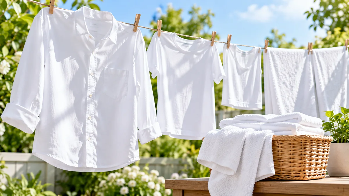 How to Keep White Clothes Brighter for Longer