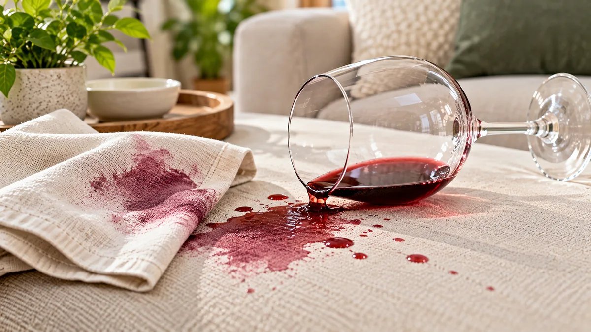 How to Remove Red Wine Stains From Fabric